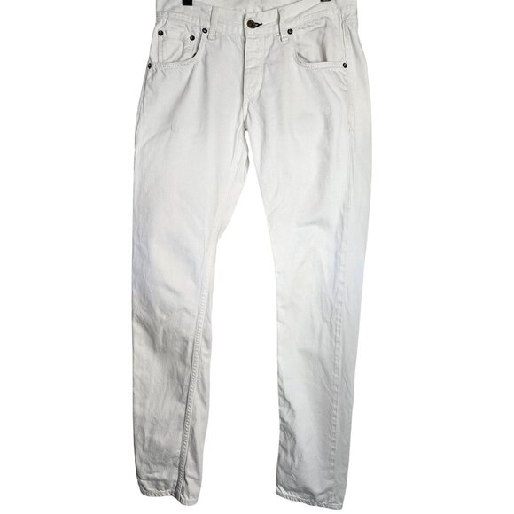 Rag & Bone Standard Issue Fit 2 Slim Leg Button Fly Selvedge Jeans Men Size 29 - Picture 1 of 11